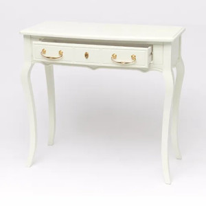 Консоль Селина из массива березы, Слоновая кость, TADORNA 2703-IV