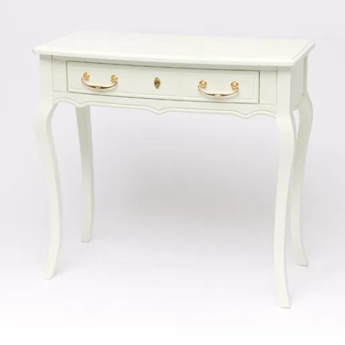 Консоль Селина из массива березы, Слоновая кость, TADORNA 2703-IV