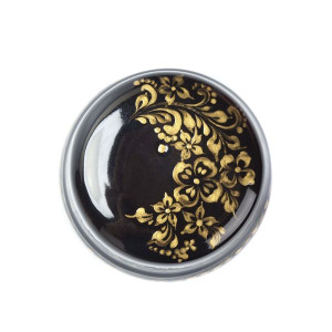 Распаечная коробка фарфор D85х45, Золотой орнамент, Salvador BOX2BL.GD