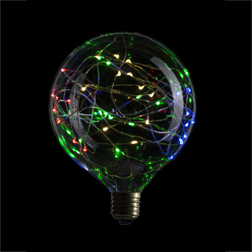 Декоративная светодиодная лампа LED G125 Starry 1,5Вт E27 RGB Sun Lumen 057-059