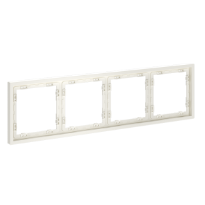 Рамка 4 местная, пластик, Хлопок, S70 Voltum VLS100413