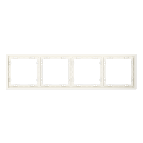 Рамка 4 местная, пластик, Хлопок, S70 Voltum VLS100413