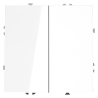 Кнопка без фиксации 2-кл., Белый матовый, S70 Voltum VLS020602