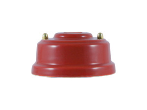 Розетка комп. RJ45 cat.6, керамика, Гранатовый Granato, золотистая фурнитура, Leanza РК6ГЗ