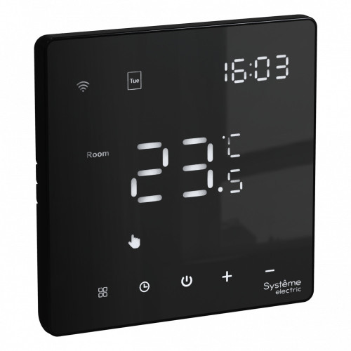 Терморегулятор теплого пола электронный, Черный, ArtGallery SE GAL001038