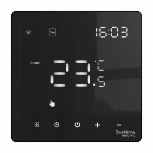 Терморегулятор теплого пола электронный, Черный, ArtGallery SE GAL001038