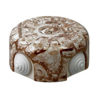 Распаечная коробка керамика D90, Мрамор, Retrika RR-09006