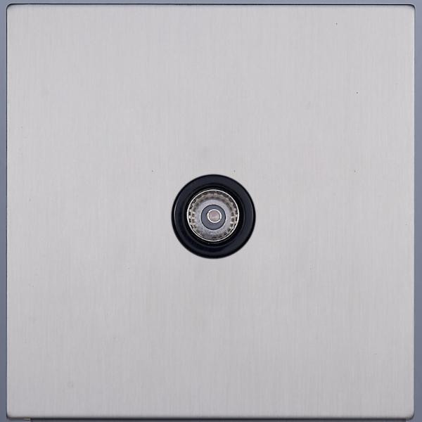 Розетка телевизионная TV(внутренний монт.), Никель, Bilbao Salvador SJAN55A5A14