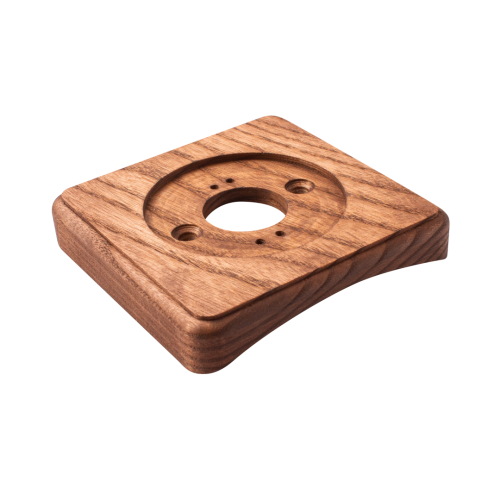 Рамка 1 местная деревянная на бревно D220 мм, ясень в масле, DecoWood ОМРкв1М-220