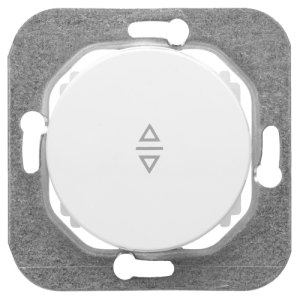 Выключатель кнопочный 1 кл. проходной, Белый, серия Прованс, Bylectrica С610-3361