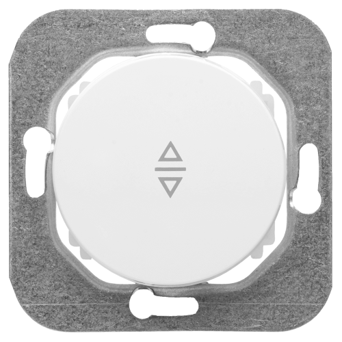 Выключатель кнопочный 1 кл. проходной, Белый, серия Прованс, Bylectrica С610-3361