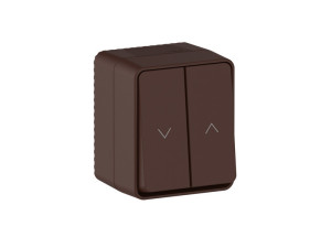 Выключатель жалюзи, влагозащищенный IP54, Коричневый, AtlasDesign Profi54 SE ATN546019