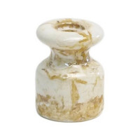 Керамический изолятор 20х24 мм, Мрамор, Арбат Interior Electric 1924Марб