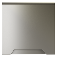 Лицевая панель для розетки с З/К, шторками и крышкой, Шелк, S70 Voltum VLS000804