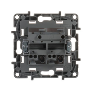 Выключатель 2 клав., белый, Etika Legrand 672202