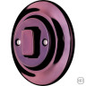 Выключатель кнопочный 1 кл. перекрестный, фиолетовый металлик, Katy Paty PEMAGW7 