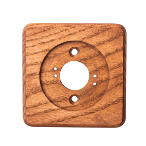 Рамка 1 местная деревянная на бревно D240 мм, Ясень в масле, DecoWood ОМРкв1М-240