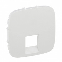 Лицевая панель розетки комп./ телеф. RJ45/RJ11, белая, Valena Allure Legrand 755415