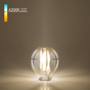 Лампа светодиодная филаментная Elektrostandard E27 6W 4200K прозрачная a055352