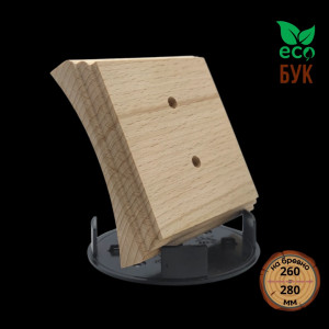 Накладка на бревно 240-260мм, 1 местная, Без тонировки, Edisel Verona ED-FR26Q-1