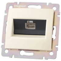Розетка компьютерная RJ45 ISDN, слоновая кость, Valena Classic Legrand 774341