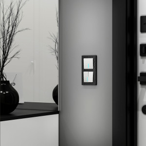 Выключатель 2 кл. проходной c подсветкой, Hammer белый, Werkel W1222101