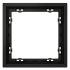 Рамка 1 местная, пластик, Черный матовый, Voltum S70 VLS100108