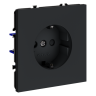 Розетка с З/К и шторками, Графит, VOLTUM S70 VLS040207 Розетка с З/К и шторками, Графит, VOLTUM S70 VLS040207
