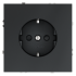 Розетка с З/К и шторками, Графит, VOLTUM S70 VLS040207 Розетка с З/К и шторками, Графит, VOLTUM S70 VLS040207