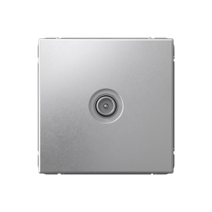 Розетка телевизионная TV, Алюминий, ArtGallery SE GAL000393