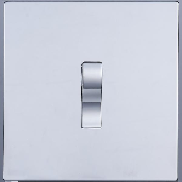 Выключатель жалюзи 1 кл. (внутренний монт.), Хром, Navarra Salvador SJAN77DC5