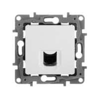 Розетка компьютерная RJ45 Cat. 6e, белый, Etika Legrand 672253
