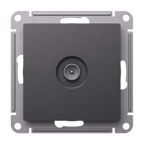 Розетка телевизионная TV оконечная, Базальт, AtlasDesign Schneider Electric ATN001491