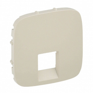 Лицевая панель розетки комп./ телеф. RJ45/RJ11, слоновая кость, Valena Allure Legrand 755416