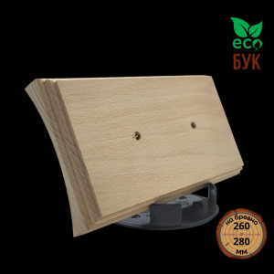 Накладка на бревно 260-280мм, 2 местная, Без тонировки, Edisel Verona ED-FR26Q-2
