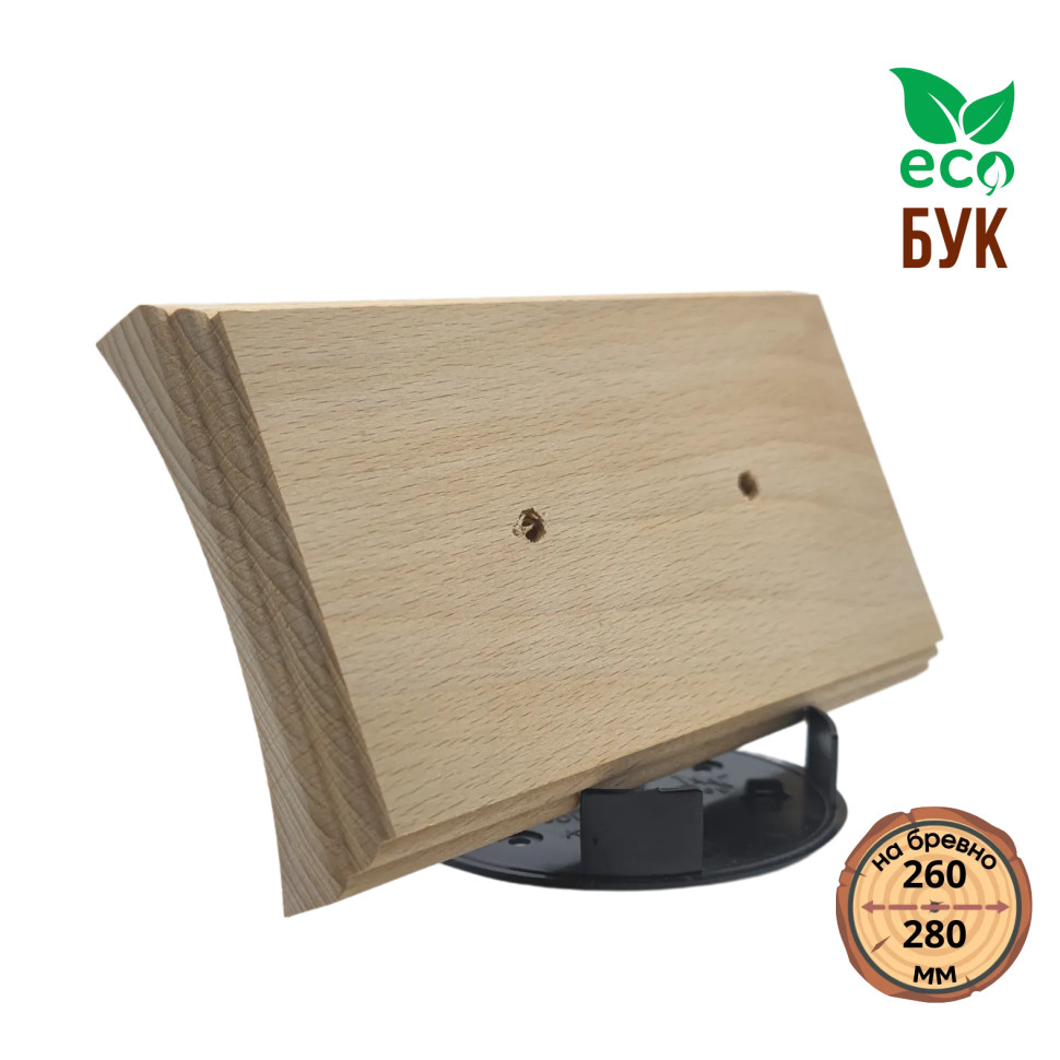Накладка на бревно 260-280мм, 2 местная, Без тонировки, Edisel Verona ED-FR26Q-2