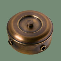 Распаечная коробка из латуни D95, темная латунь, Romatti RD32-95-16