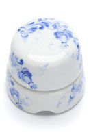 Распаечная коробка фарфор D60х45, гжель Salvador BOX1WT.GZ