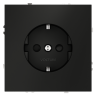 Розетка с З/К и шторками, Черный матовый, VOLTUM S70 VLS040208 Розетка с З/К и шторками, Черный матовый, VOLTUM S70 VLS040208