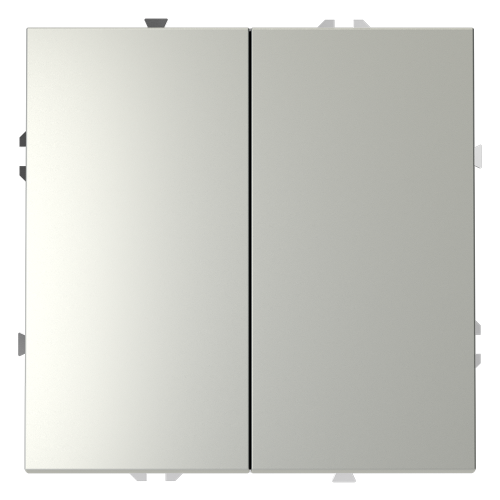 Кнопка без фиксации 2-кл., Сталь, S70 Voltum VLS020605