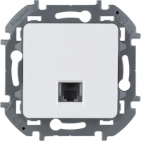 Розетка телефонная RJ11, белый, INSPIRIA  Legrand 673820