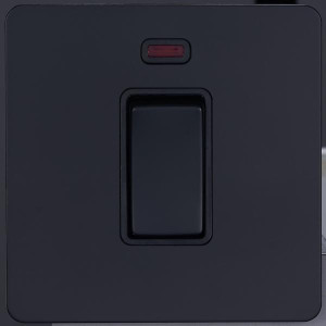 Кнопка без фиксации, Черный, Leon Salvador SBAN11A1A7