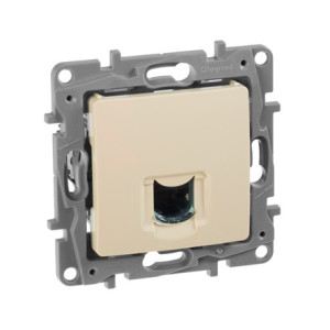 Розетка компьютерная RJ45 Cat. 6e, слоновая кость, Etika Legrand 672353