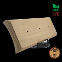 Накладка на бревно 260-280мм, 3 местная, Без тонировки, Edisel Verona ED-FR26Q-3