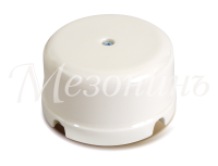 Распаечная коробка фарфоровая D80х43, белый, ТМ МезонинЪ GE70236-01