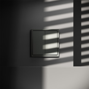 Кнопка без фиксации 2-кл., Титан, S70 Voltum VLS020606