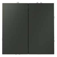 Кнопка без фиксации 2-кл., Титан, S70 Voltum VLS020606