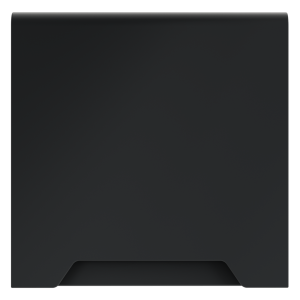 Лицевая панель для розетки с З/К, шторками и крышкой, Графит, S70 Voltum VLS000807