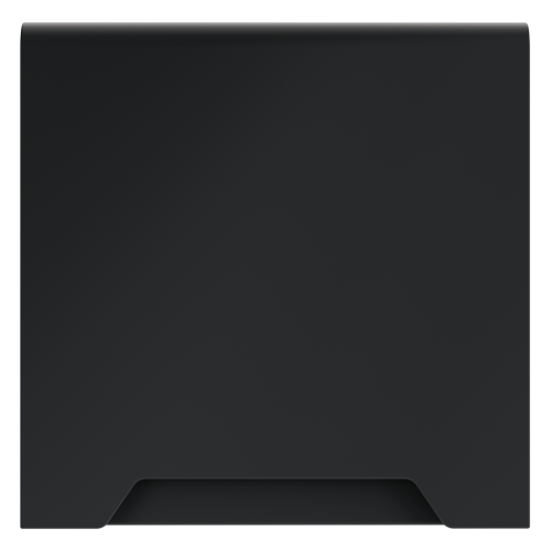 Лицевая панель для розетки с З/К, шторками и крышкой, Графит, S70 Voltum VLS000807