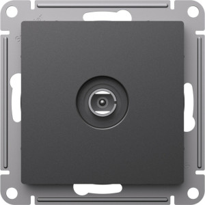 Розетка телевизионная TV, Базальт, AtlasDesign SE ATN001493